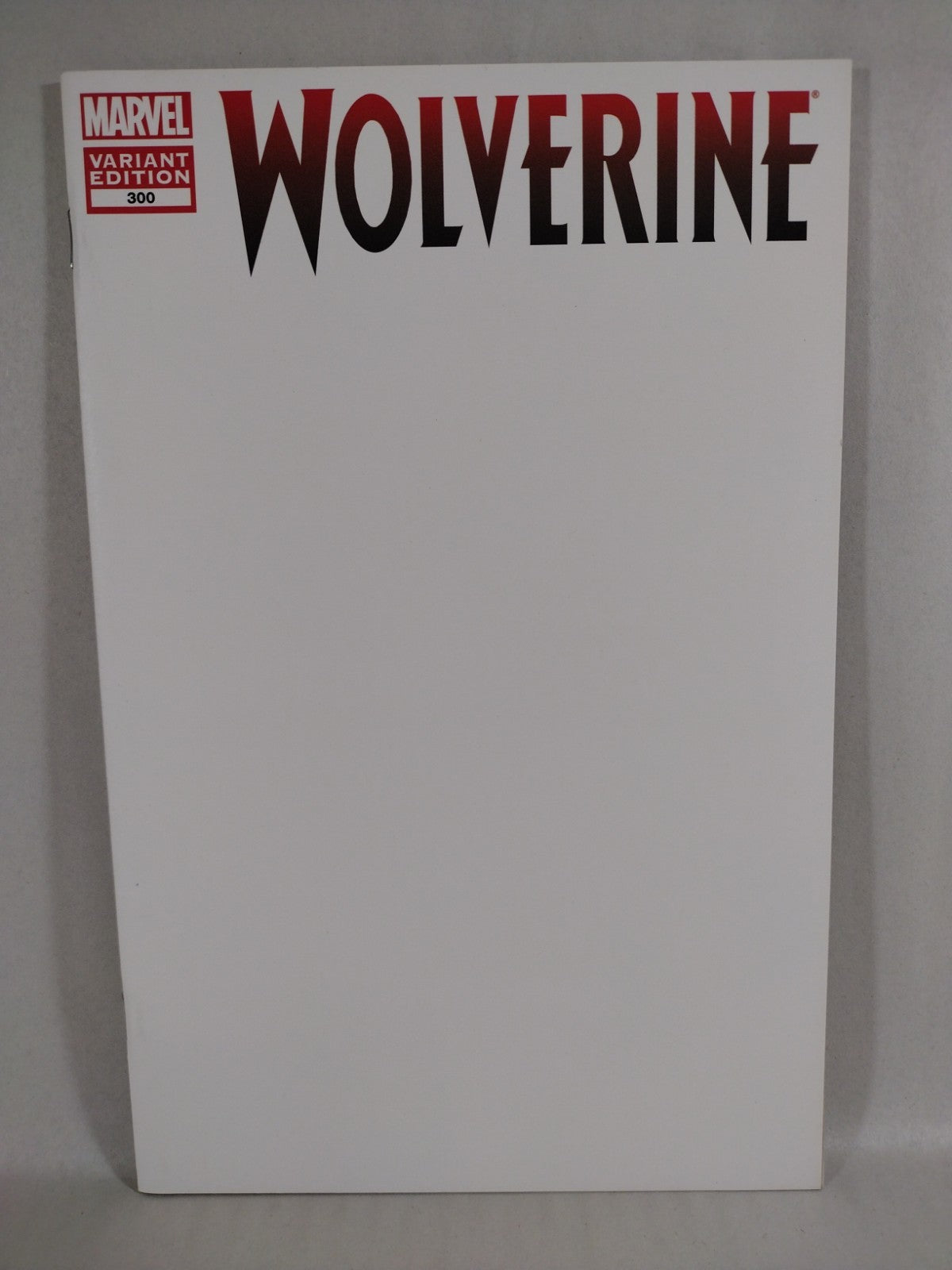 Wolverine #300 (2012) Marvel Comic Blank Sketch Cover Variant NM
