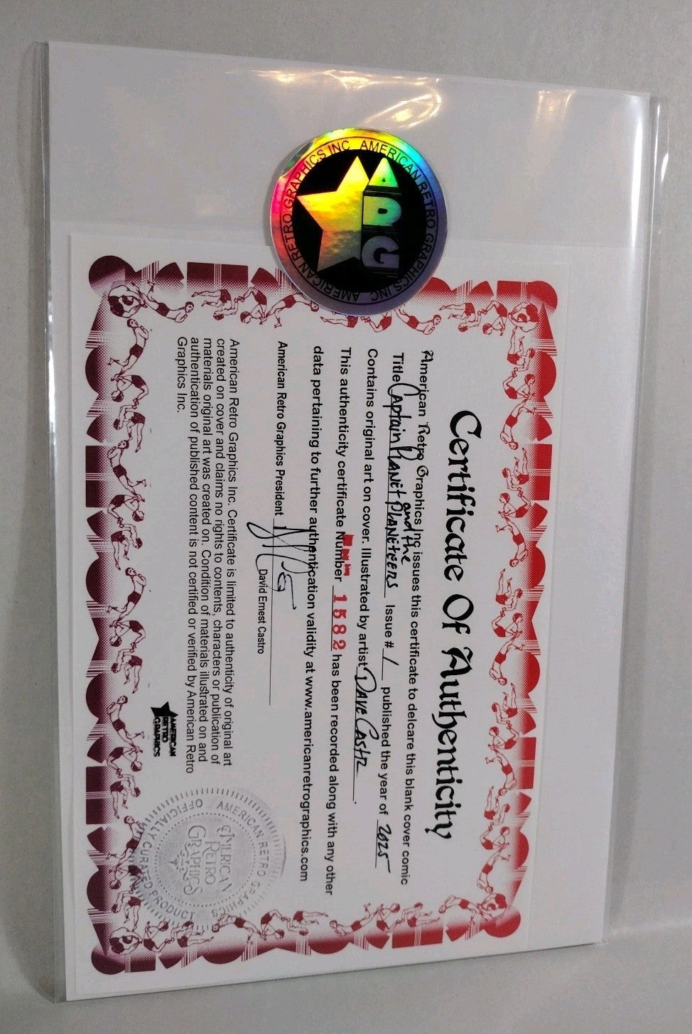 Captain Planet #1 (2025) Dynamite Comic Sketch Cover W Original Dave Castr Art