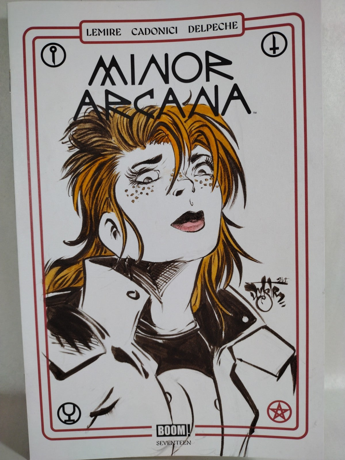 Minor Arcana #17 (2026) Boom Studios Sketch Cover W Original Dave Castr Art