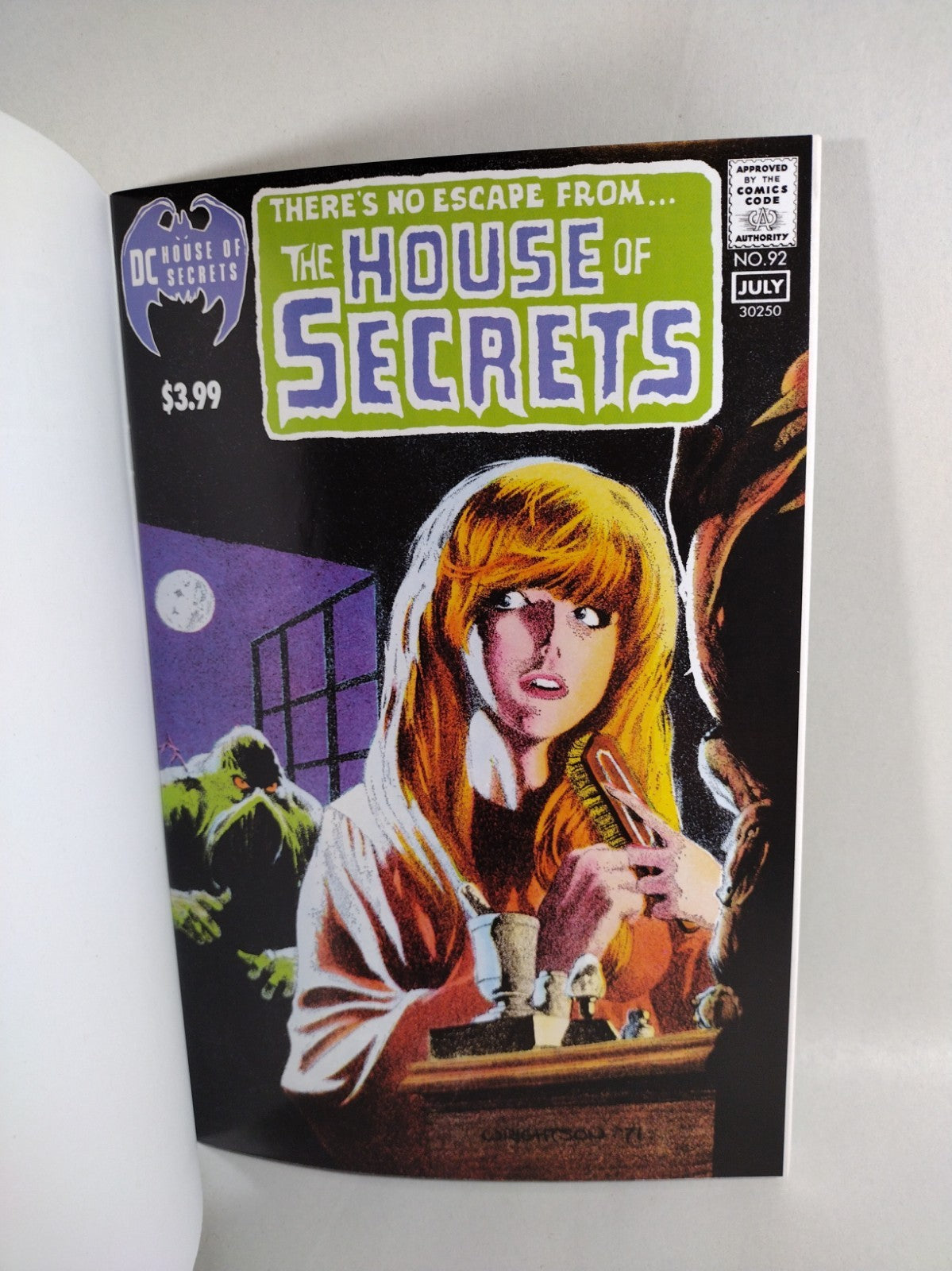 House Of Secrets #92 Facsimile (2024) DC Comic Blank Green Sketch Cover Variant