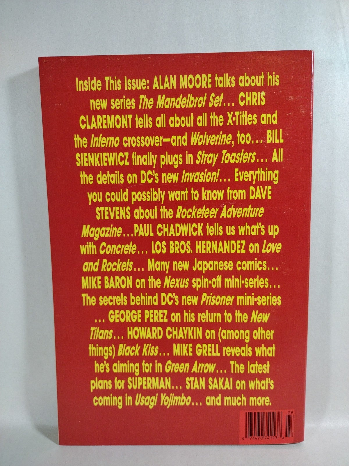 Amazing Heroes 145 (1988) Preview Special TPB Dave Stevens Rocketeer Cover VF-NM