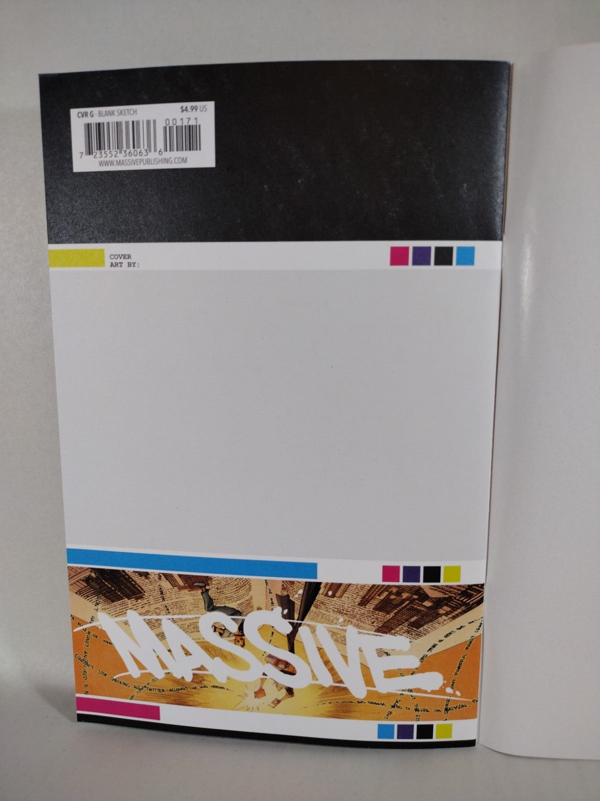 THE PLOT HOLES #1 (2023) Whatnot Massive Blank Sketch Variant Cover Comic NM