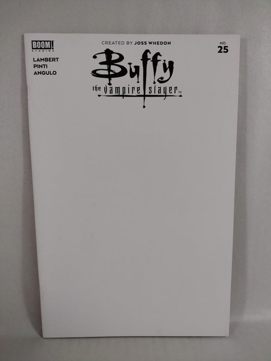 Buffy The Vampire Slayer 25 (2021) Boom Studios Blank Sketch Cover Variant Comic