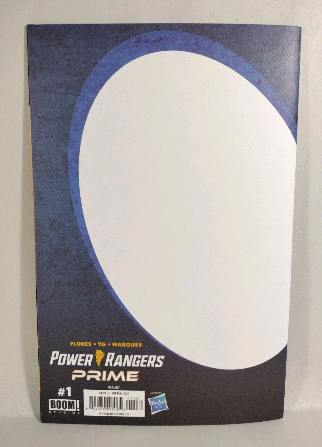 Power Rangers Prime 1 (2024) Boom Sketch Cover Comic W Original Jose Guillen Art