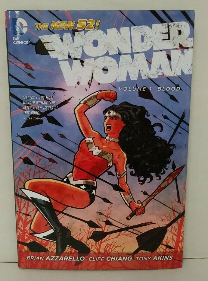 Wonder Woman (2012) Blood Vol 1 DC Hardcover Brian Azzarello Cliff Chiang New 52