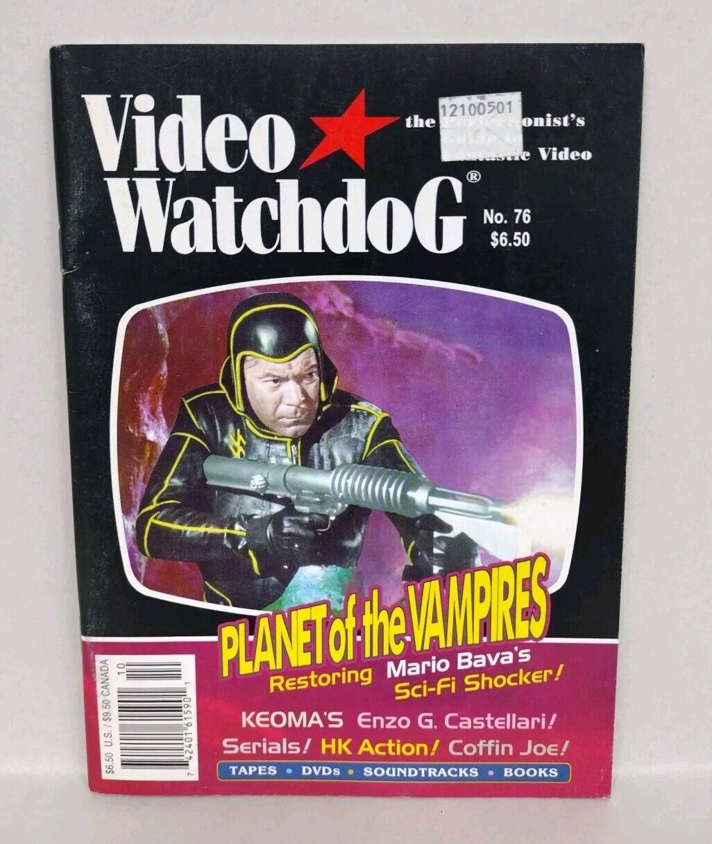 Video Watchdog Magazine (2001) #76 Planet Of The Vampires Mario Brava Coffin Joe