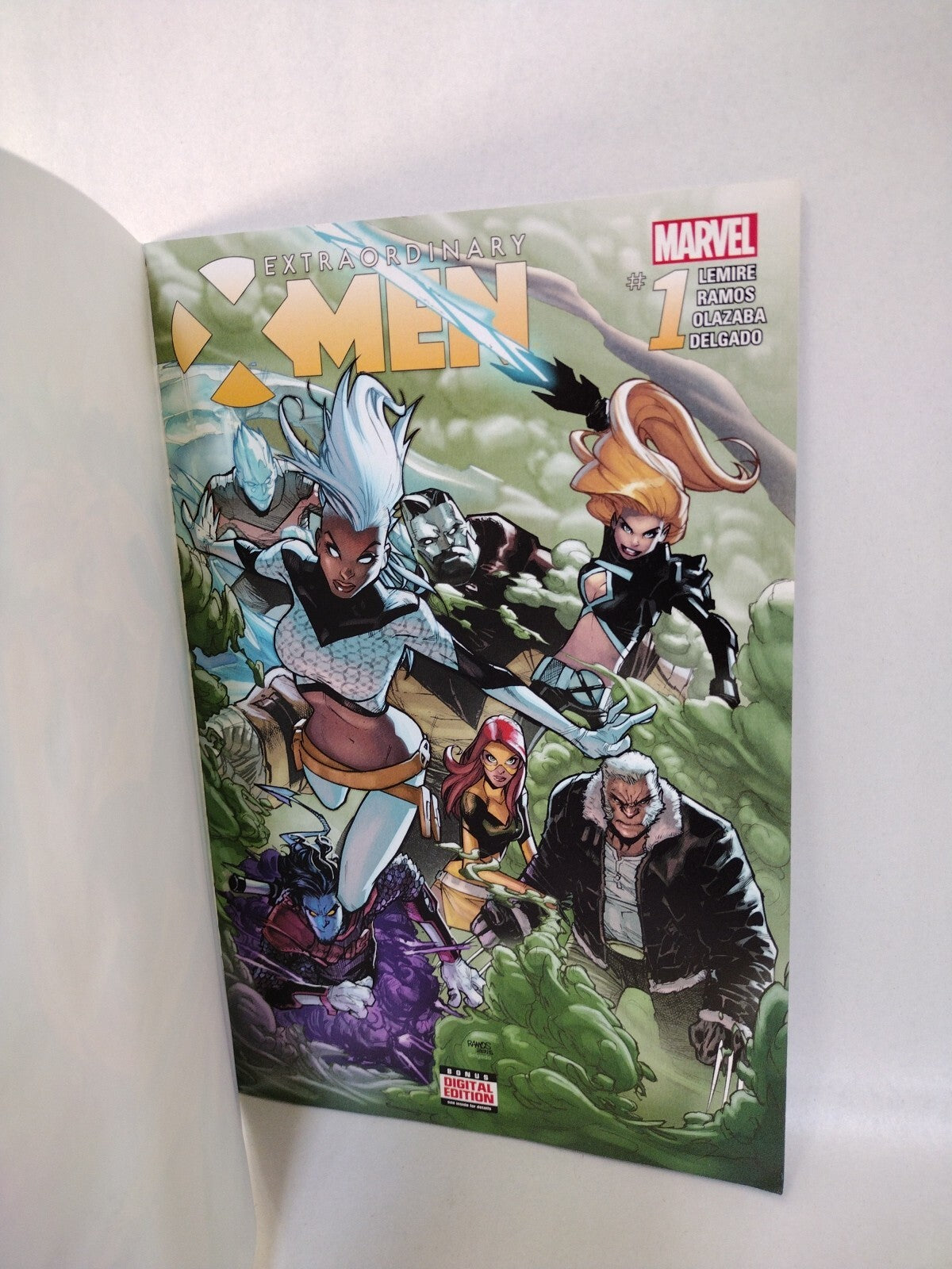 EXTRAORDINARY X-Men #1 (2016) Marvel Sketch Variant Comic W Original DCastr Art