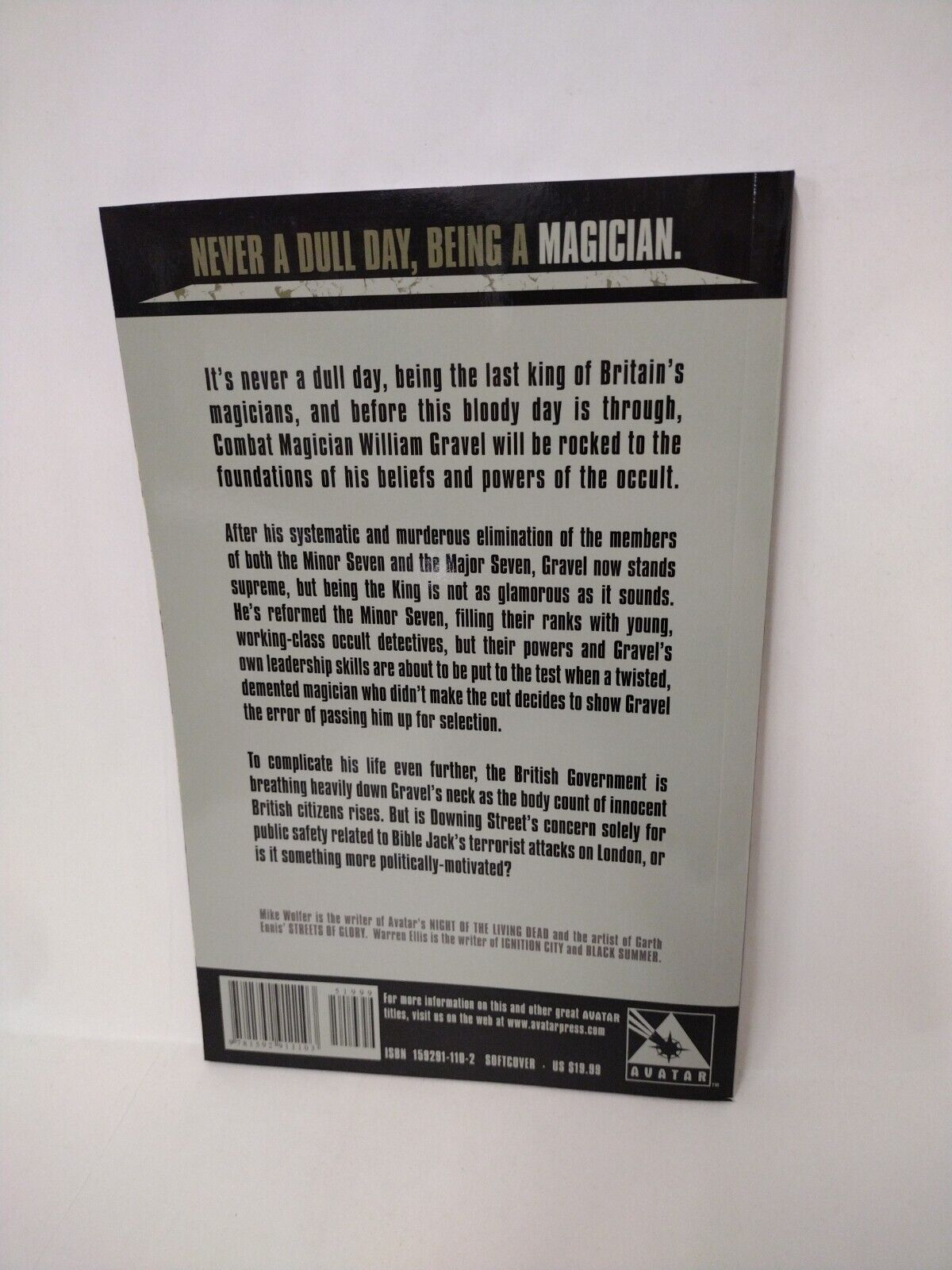 GRAVEL (2009) Warren Ellis COMPLETE Avatar TPB SC Set #1 2 3 4 New