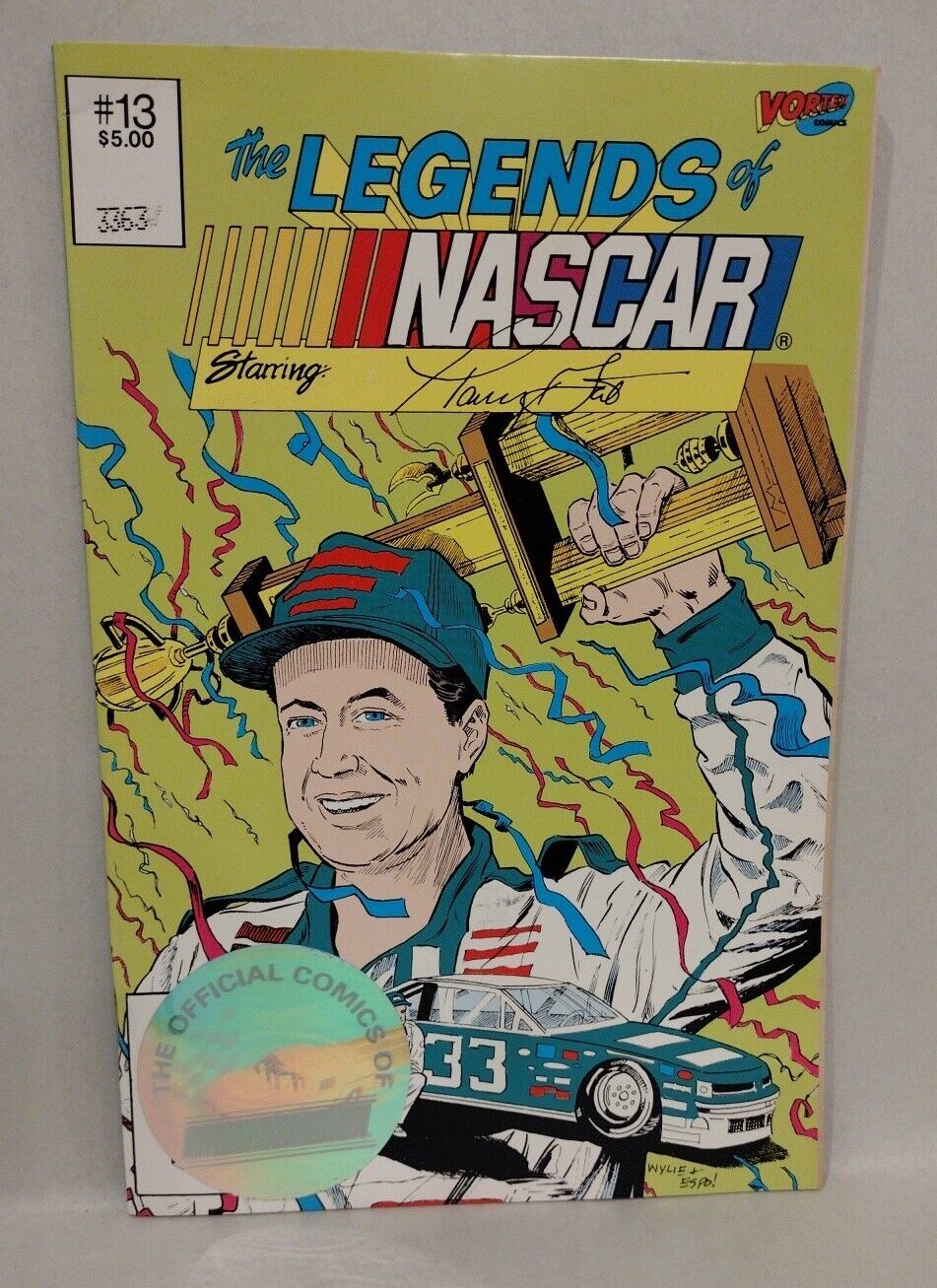 Legends Of NASCAR (1992) Vortex Hologram Variant Comic Lot Set #9 10 11 12 13