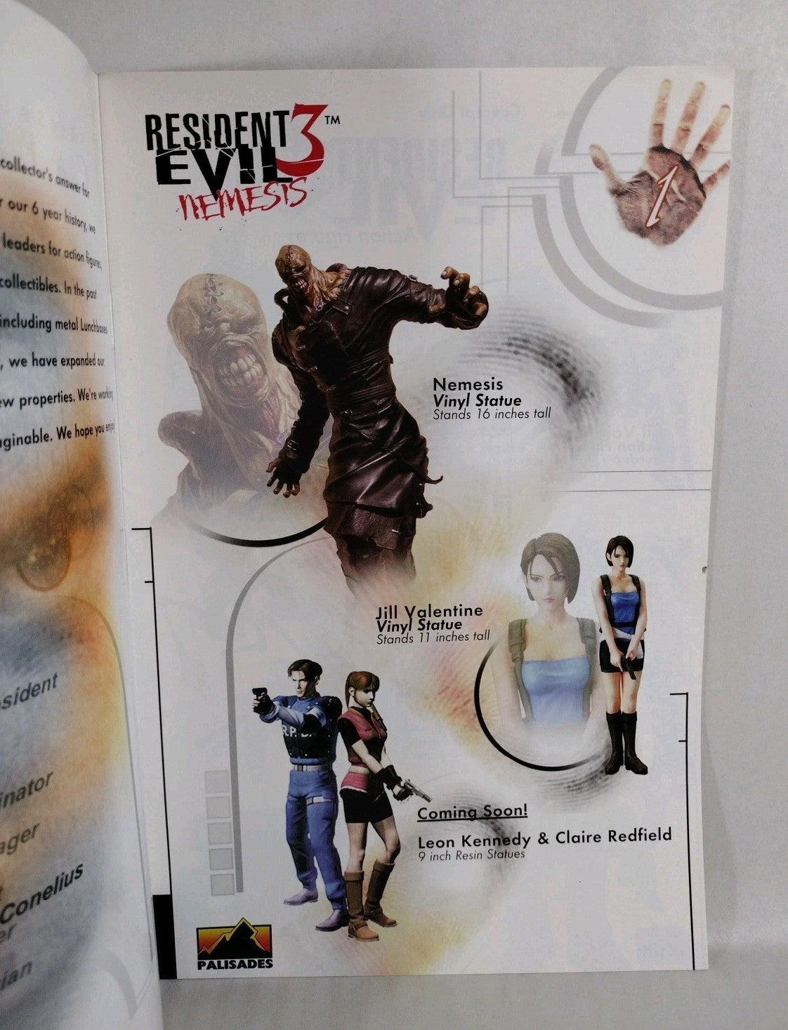 Palisades (2000) Toy Catalog Magazine Resident Evil Final Fantasy Mortal Kombat 