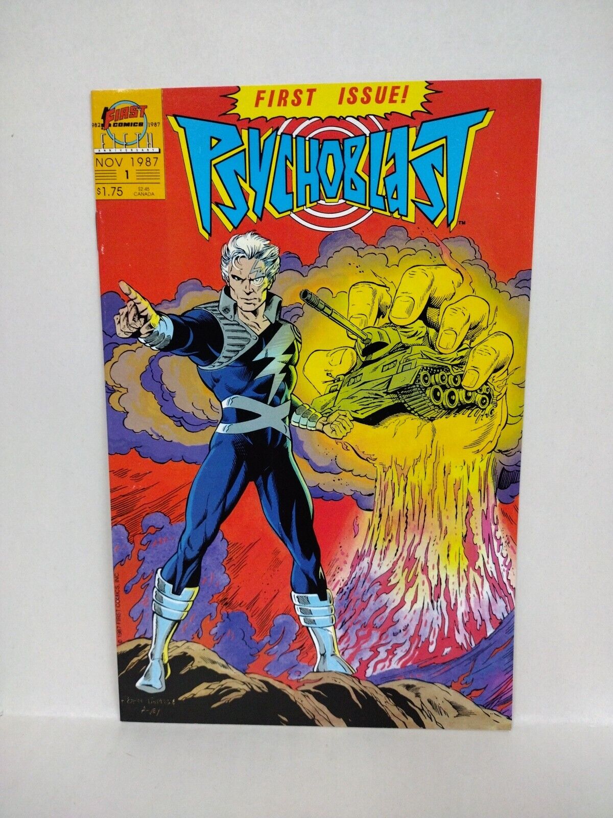 Psychoblast (1987) First Comic Set Lot #1 2 3 4 5 Steven Grant Rob Phipps