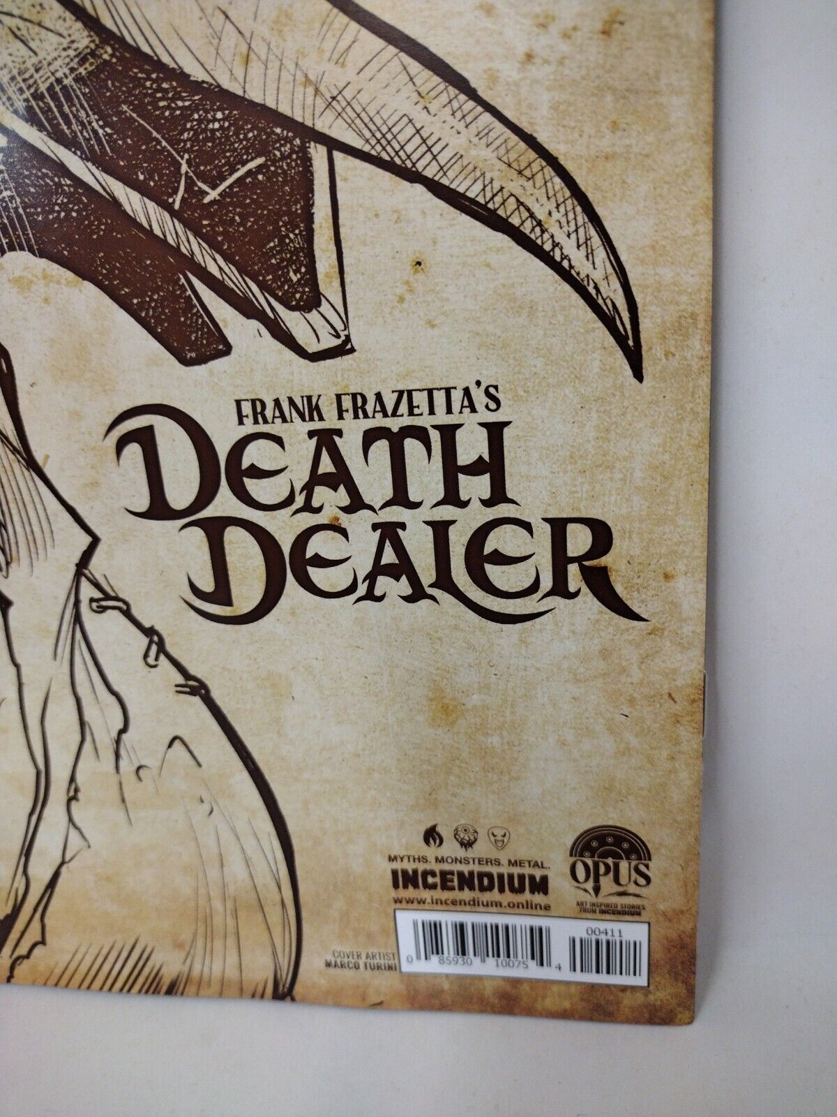 Frank Frazetta's Death Dealer #4 (2022) Opus Comic Cover A NM Iverson Martino