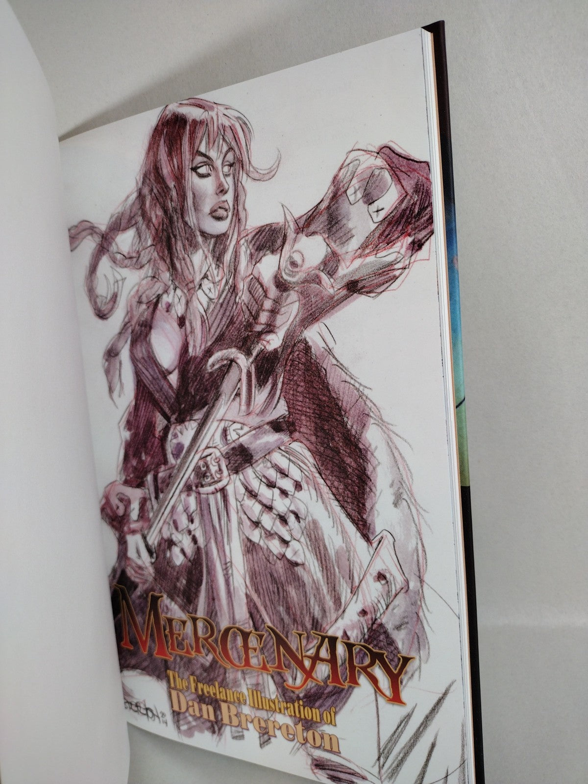 Mercenary Freelance Illustration of Dan Brereton (2016) HC Art Book New Big WOW