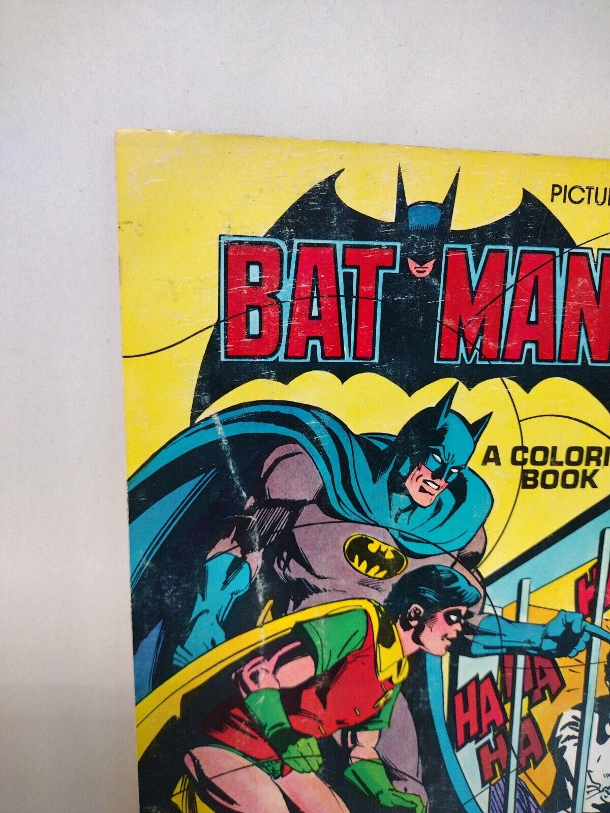 Batman (1980) Whitman Coloring Book Mystery Of The Million Dollar Joke Unused