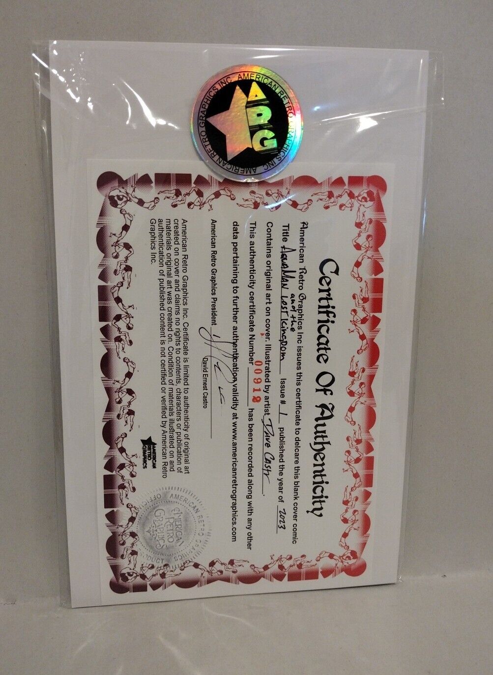 Aquaman & The Lost Kingdom Special #1 (2023) DC Sketch Variant W Original Art 