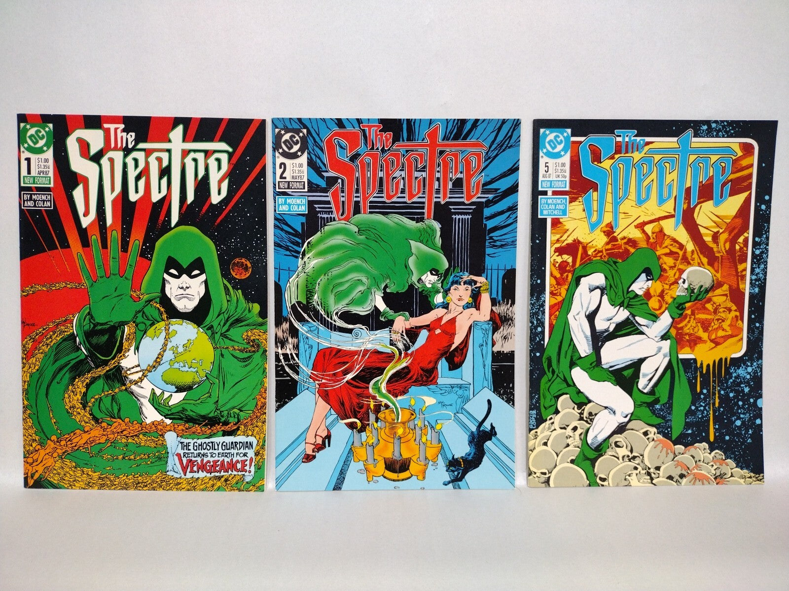 Spectre (1987) DC comic Lot Set #1 2 5 Doug Moench Gene Colan NM