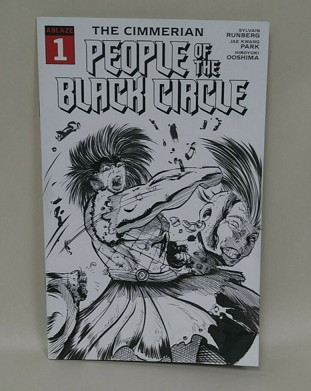 The Cimmerian People of the Black Circle #1 (2019) Blank Cover Variant Comic 