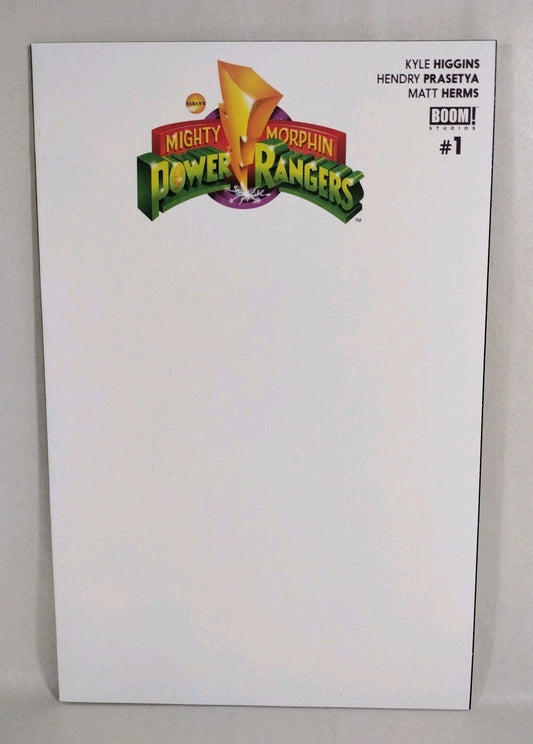 Mighty Morphin Power Rangers #1 (2016) Boom Blank Cover Variant Comic NM