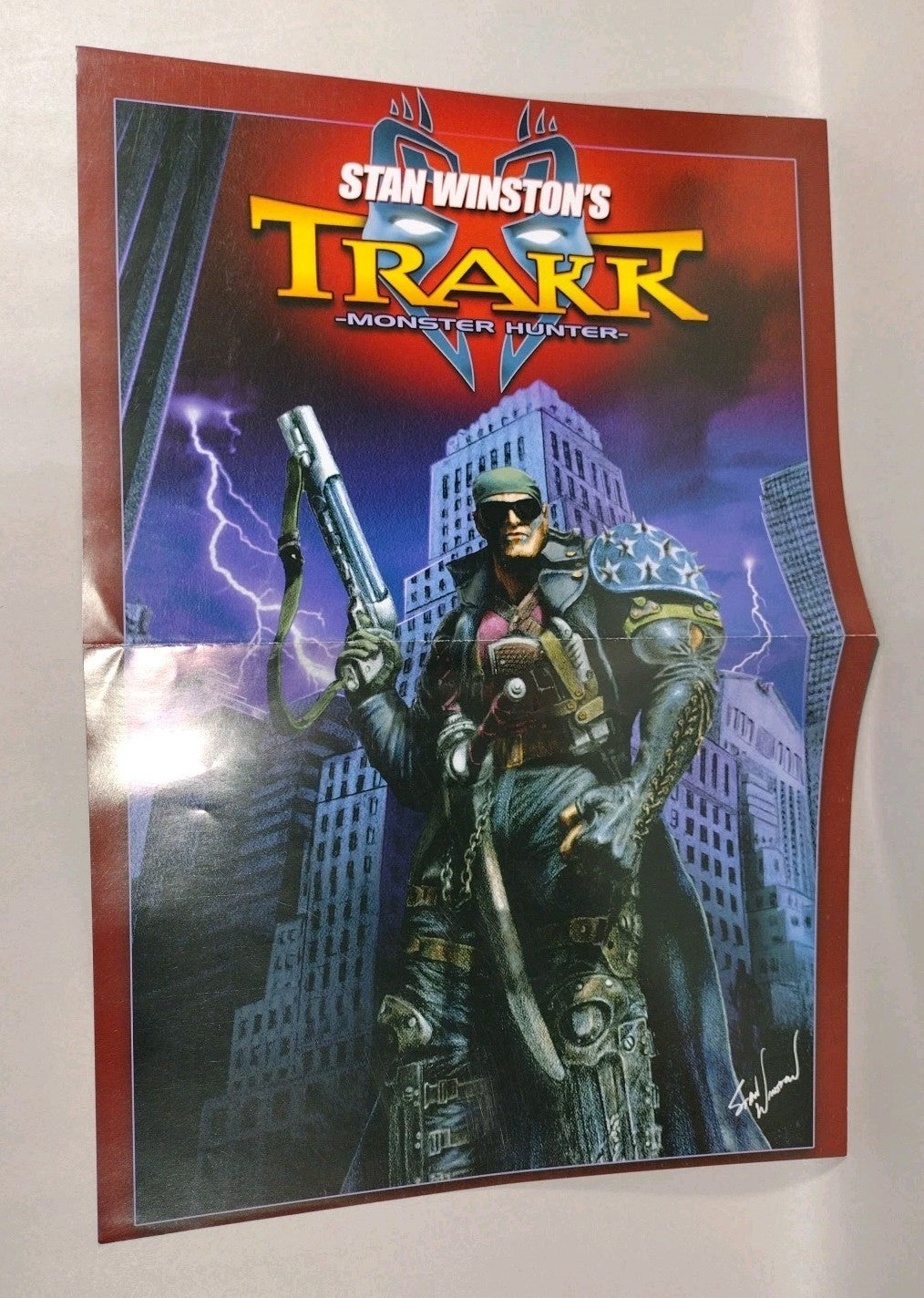 Stan Winston's Trakk (2003) 11 X 17" Folded Comic Book Poster Set Of 3 Bisley