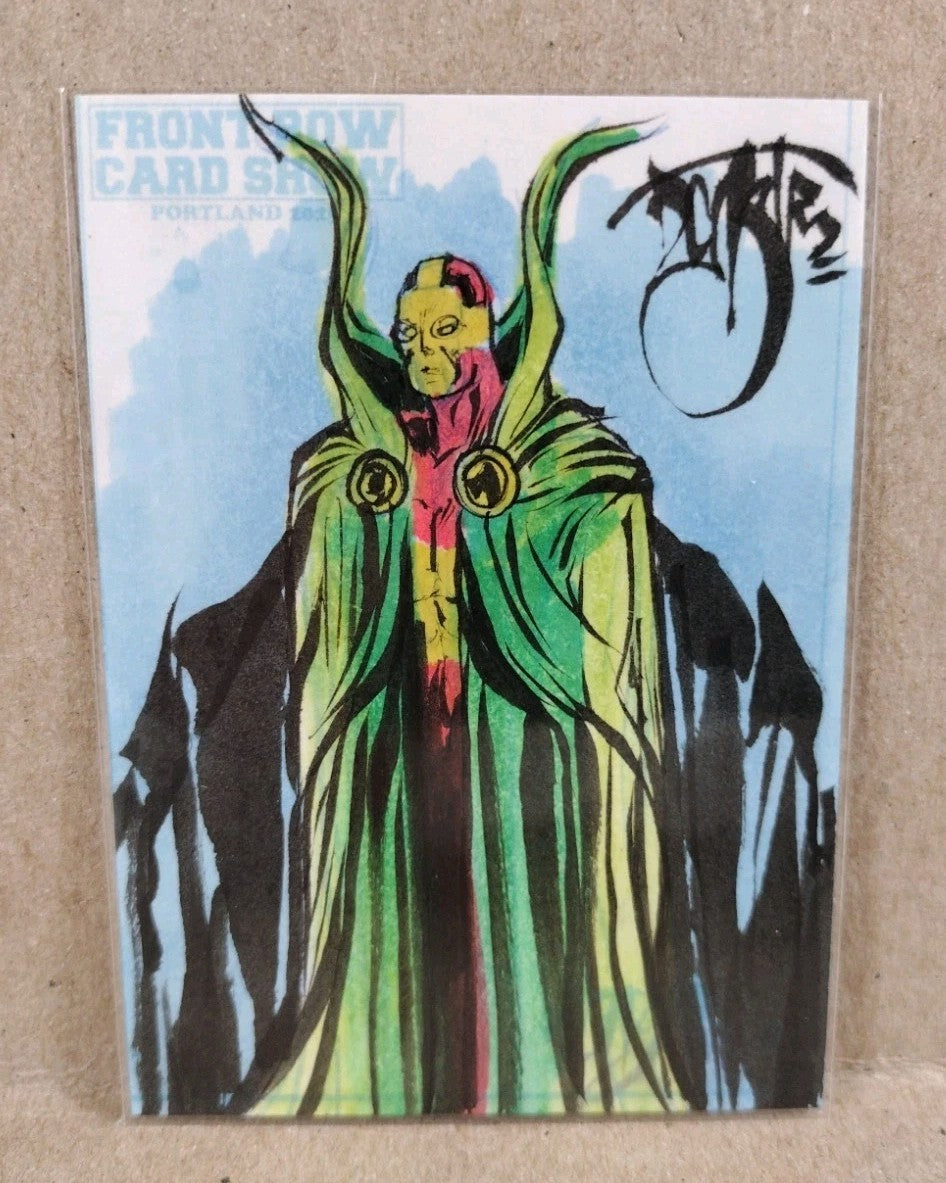 DCastr 2025 Front Row Card Show Exclusive Sketch Card W Original Miracle Man Art