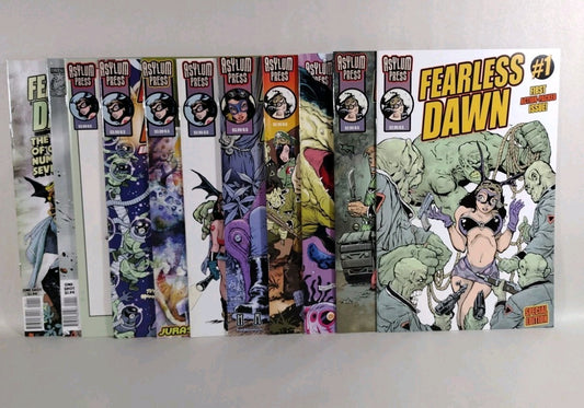 Fearless Dawn (2009) Complete Asylum Press Comic Series 1-4 +8 One Shots Mannion