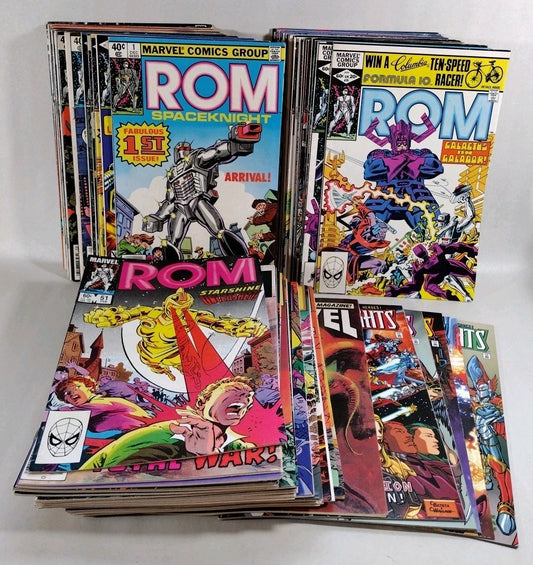 ROM (1979) Complete Marvel Comic Lot #1-75 Annual 1-4 Space Knights 1-5 Age #23
