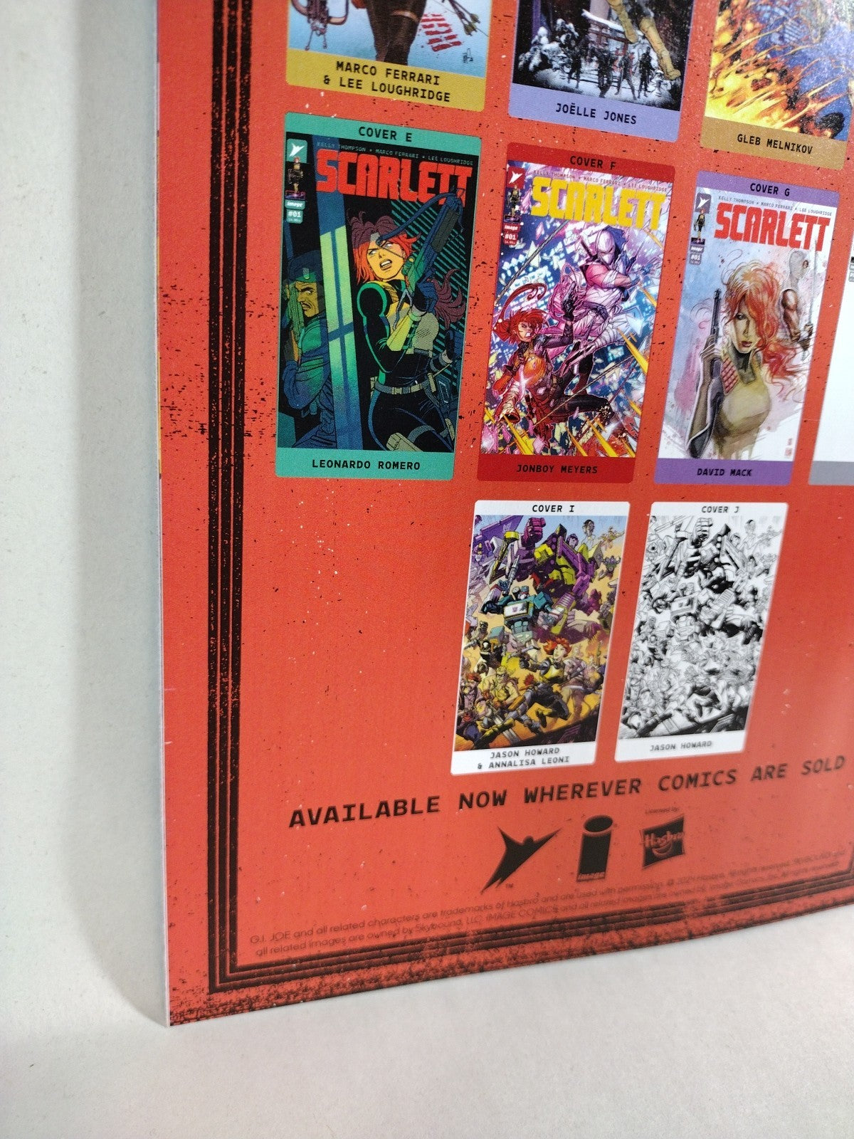 SCARLETT #1 (2024) Image Comic 1:50 Leonardo Romero Variant GI JOE NM