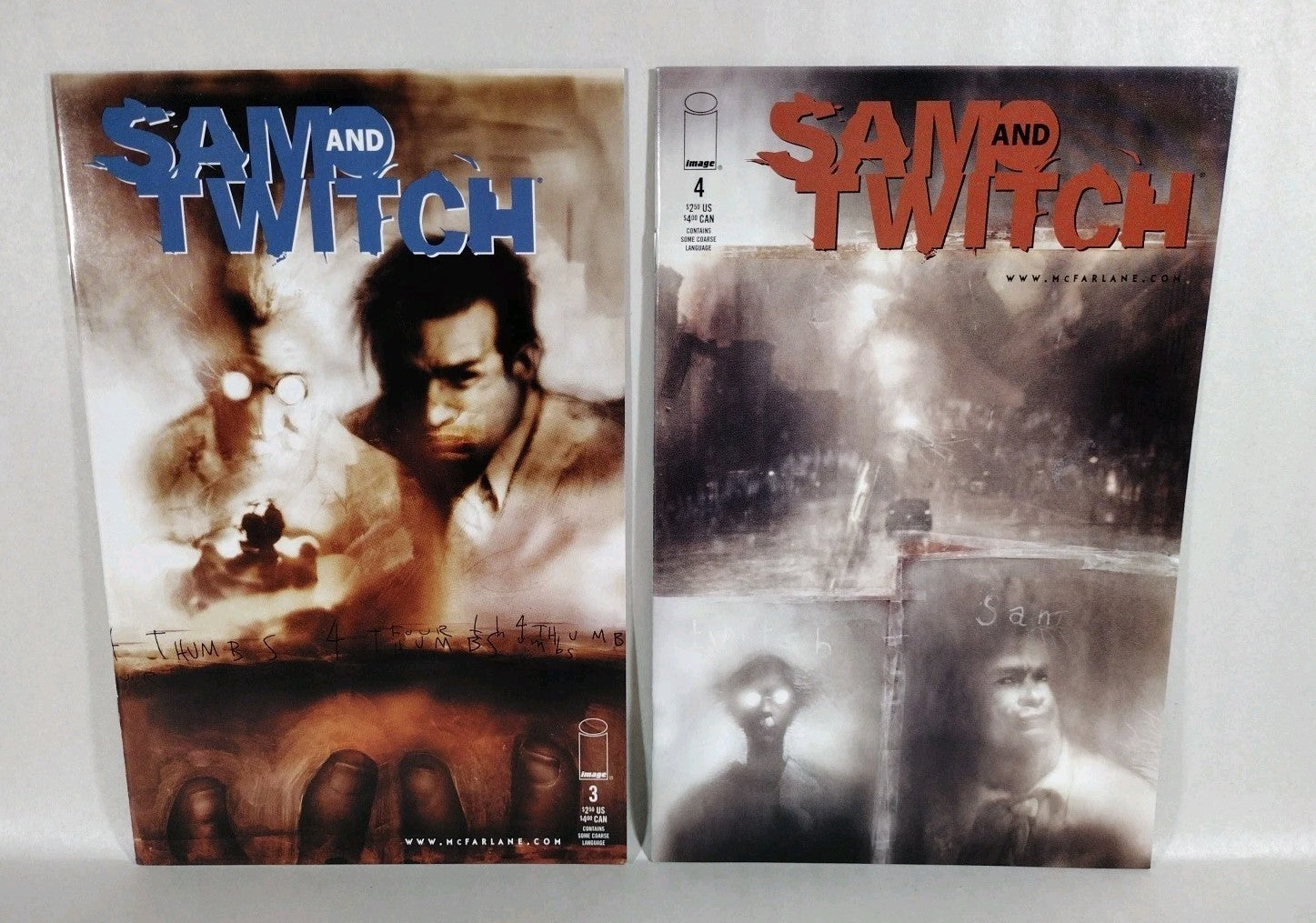 Sam And Twitch (1999) Image Comic Lot Set #1 2 3 4 5 6 7 8 Spawn Universe VF-NM