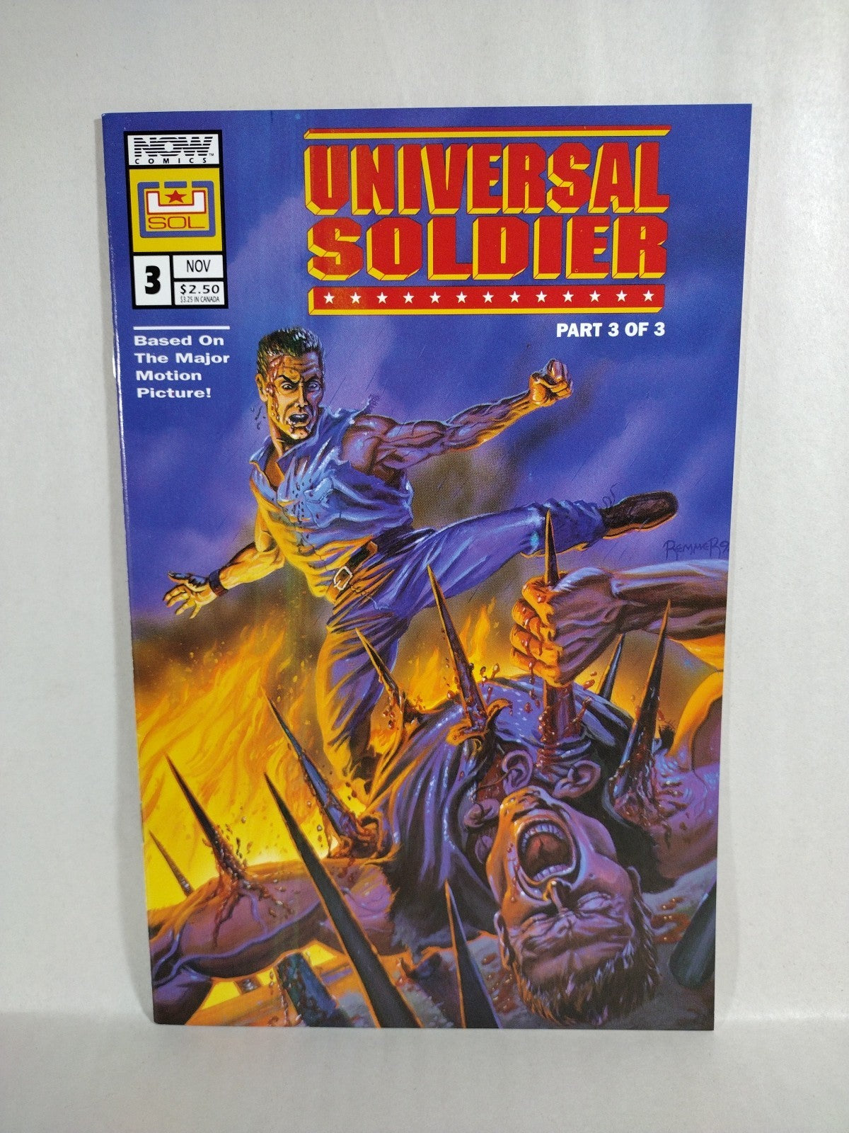 Universal Soldier (1992) Now & Fleetway Comic Set #1 2 3 Max Brewster 1 2 GD-NM