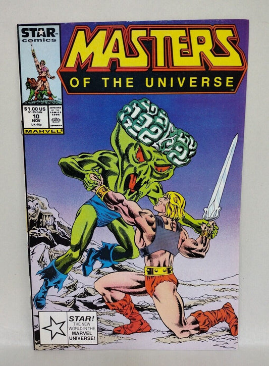 Masters of the Universe #10 (1987) Marvel Star Comic Mind Beast VF-NM