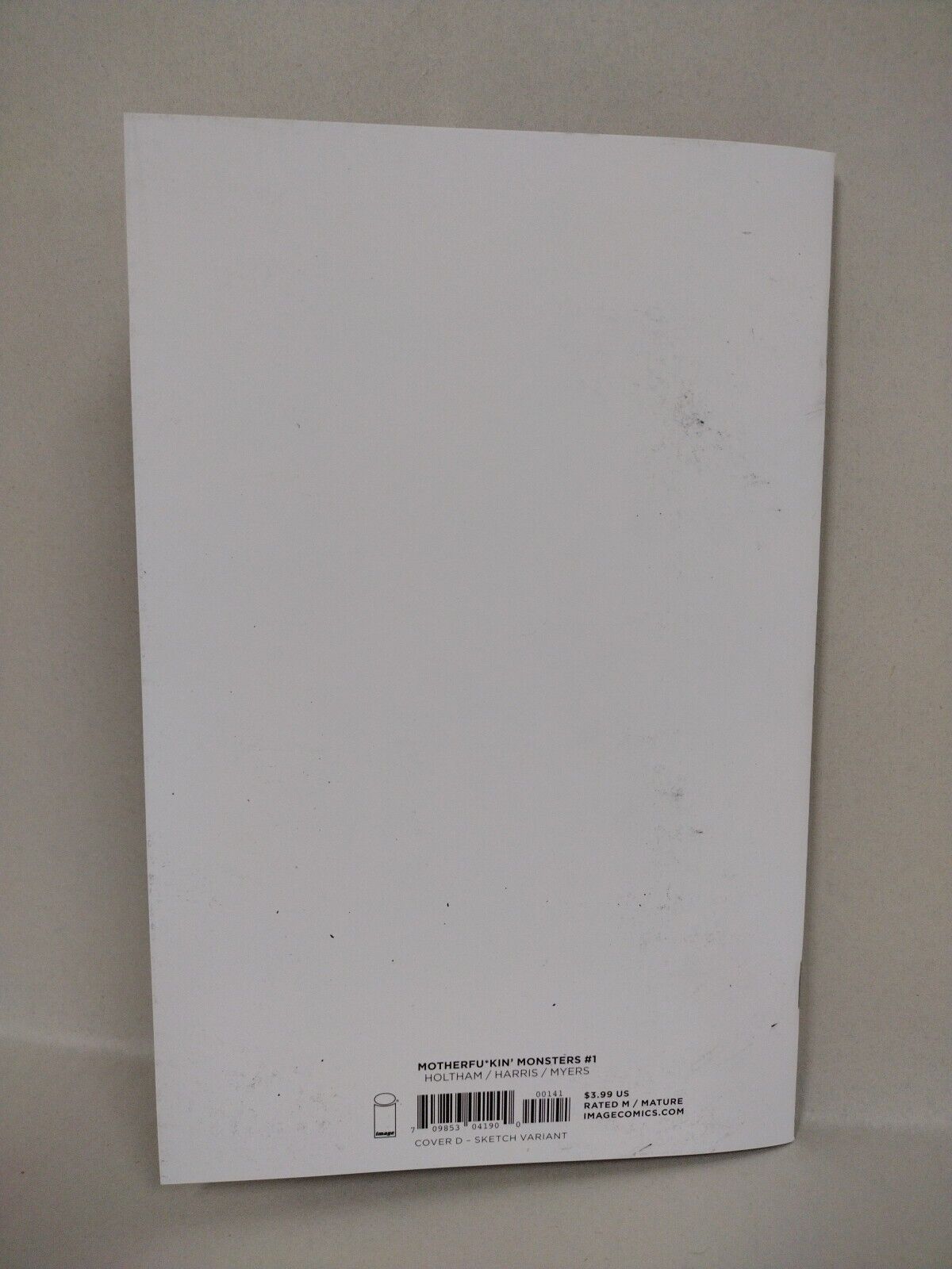 Mother Fu*kin Monsters #1 Image Comic Sketch Variant W Original DCastr Art