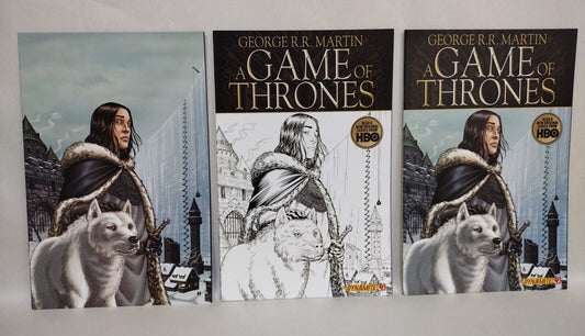 Game of Thrones 4 (2011) Dynamite Comic George RR Martin M Miller Variant Set