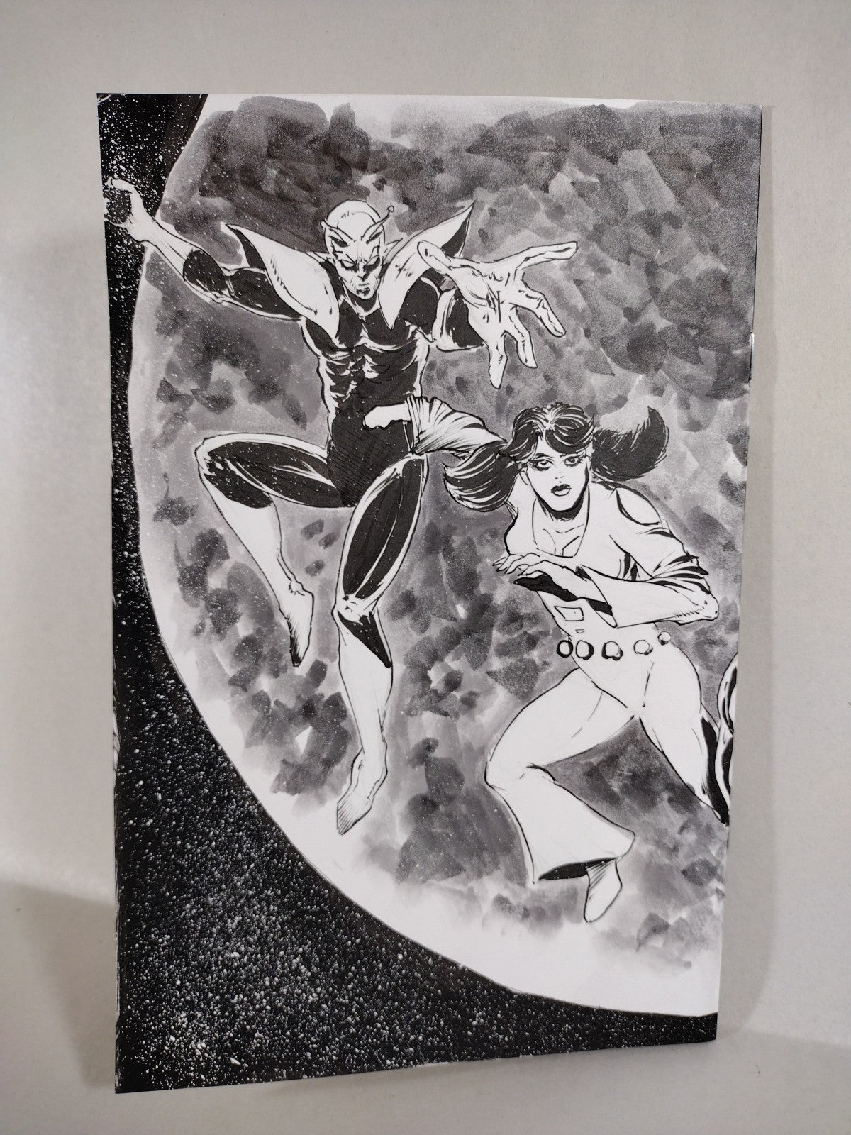 Legion Of Superheroes #1 (2020) DC Sketch Var Comic Cover W Original DCastr Art