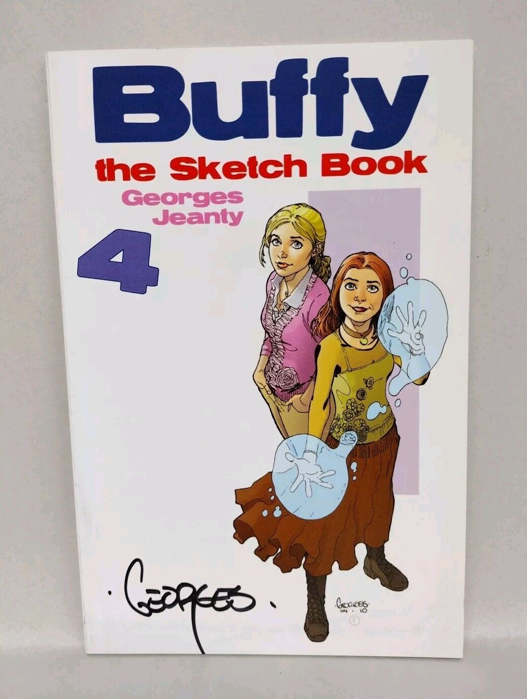 Buffy The Sketchbook #4 (2010) Vampire Slayer Comic Layout Georges Jeanty