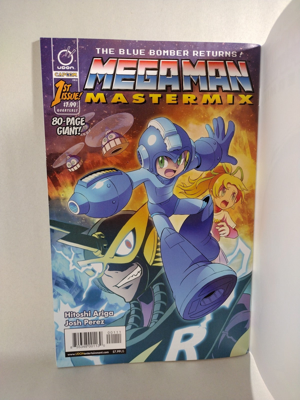 MegaMan Mastermix #1 (2018) Udon Capcom Sketch Cover Comic W Original DCastr Art