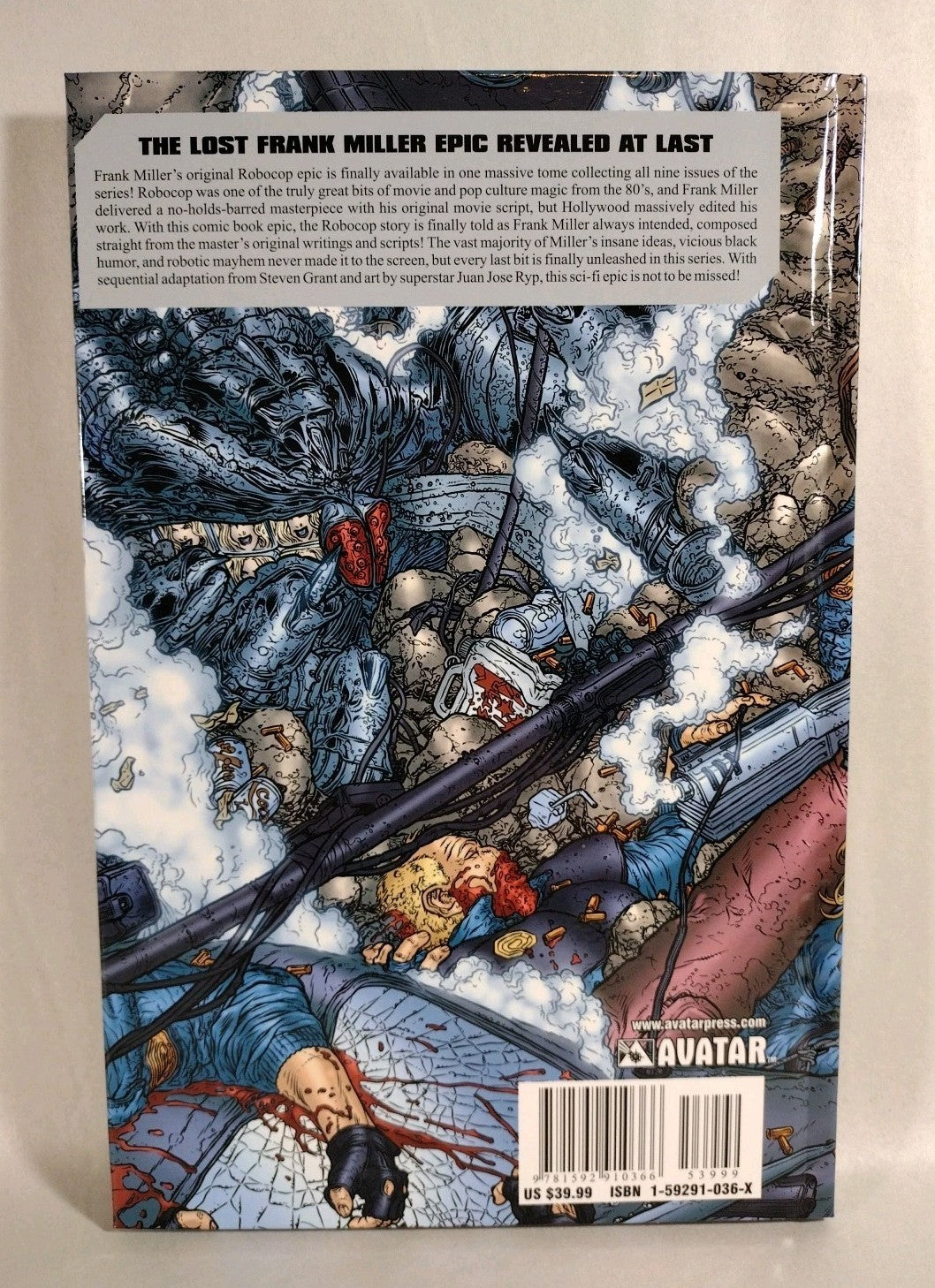 Frank Miller Robocop Avatar Press (2007) Hardcover LTD 1000 Juan Jose Ryp New