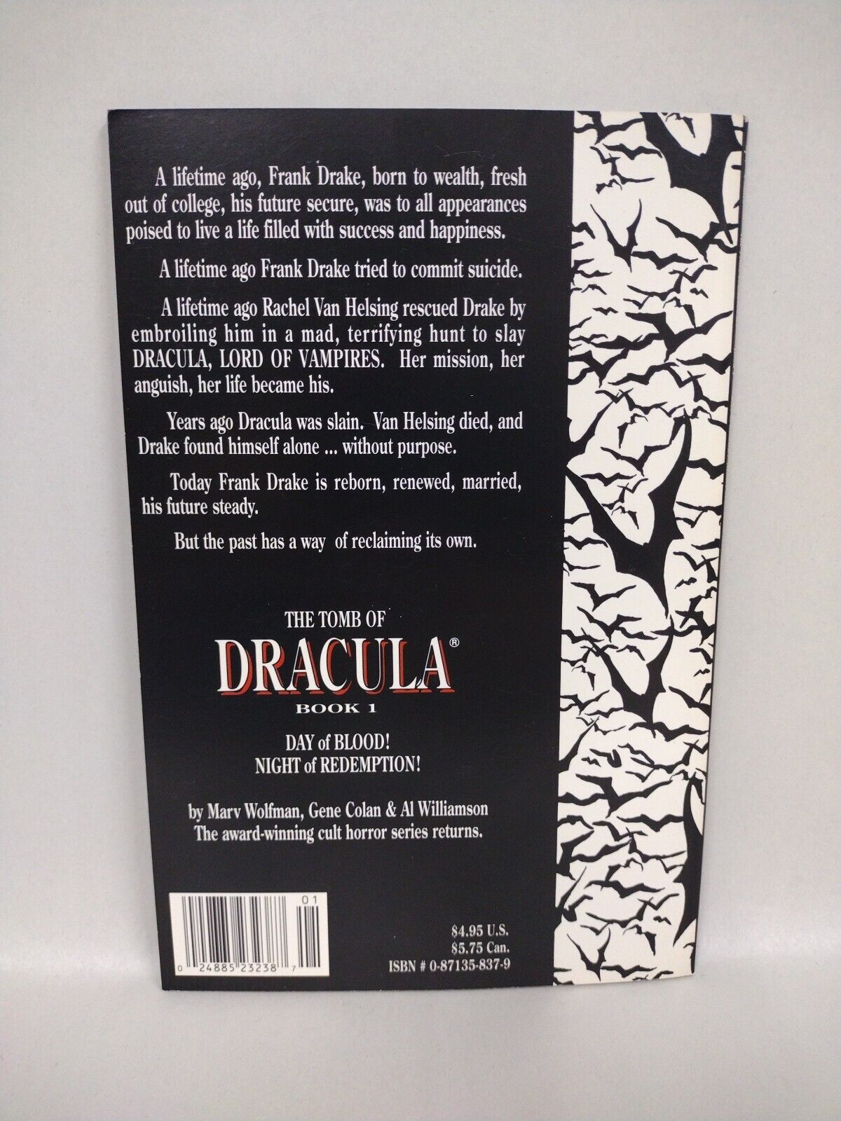 Tomb Of Dracula Day Of Blood Night Of Redemption (1991) Complete Epic Comic Set