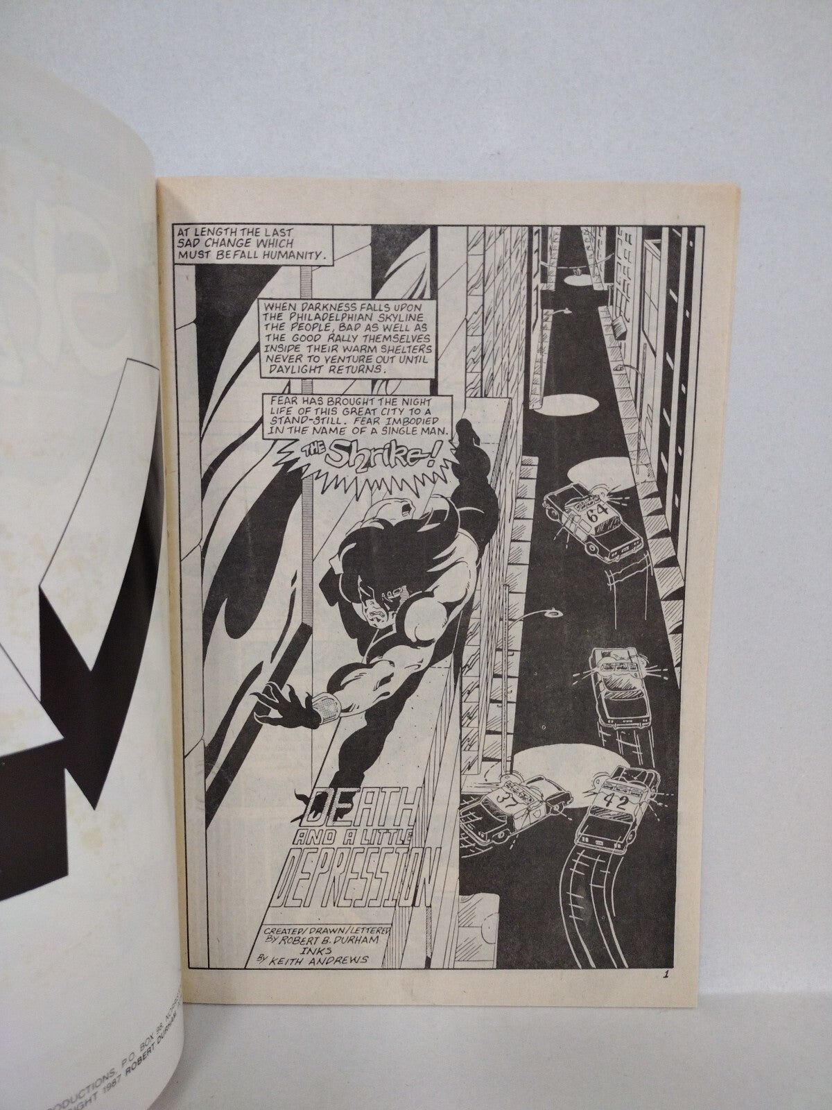 Shrike (1987) Victory Comic Lot Set #1 2 (1990) #1 Cat Wild Robert Durham VF