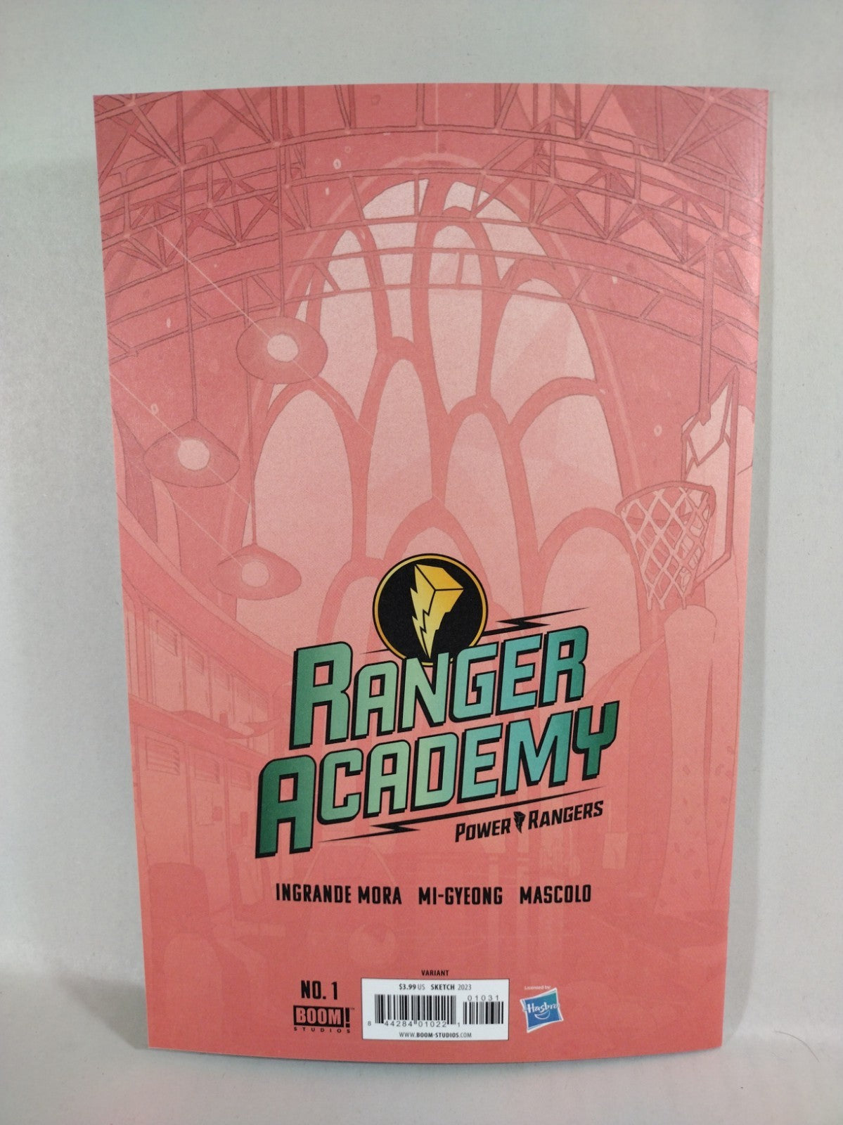 RANGER ACADEMY #1 (2023) MMPR Boom Studios Blank Sketch Cover Variant Comic NM