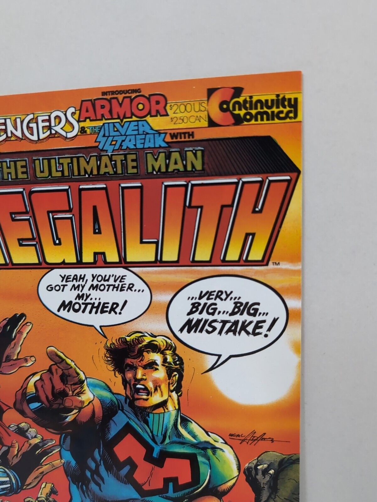 Revengers #1 & 2 (1986) Continuity Comics Neal Adams Newstand Variants Key Issue