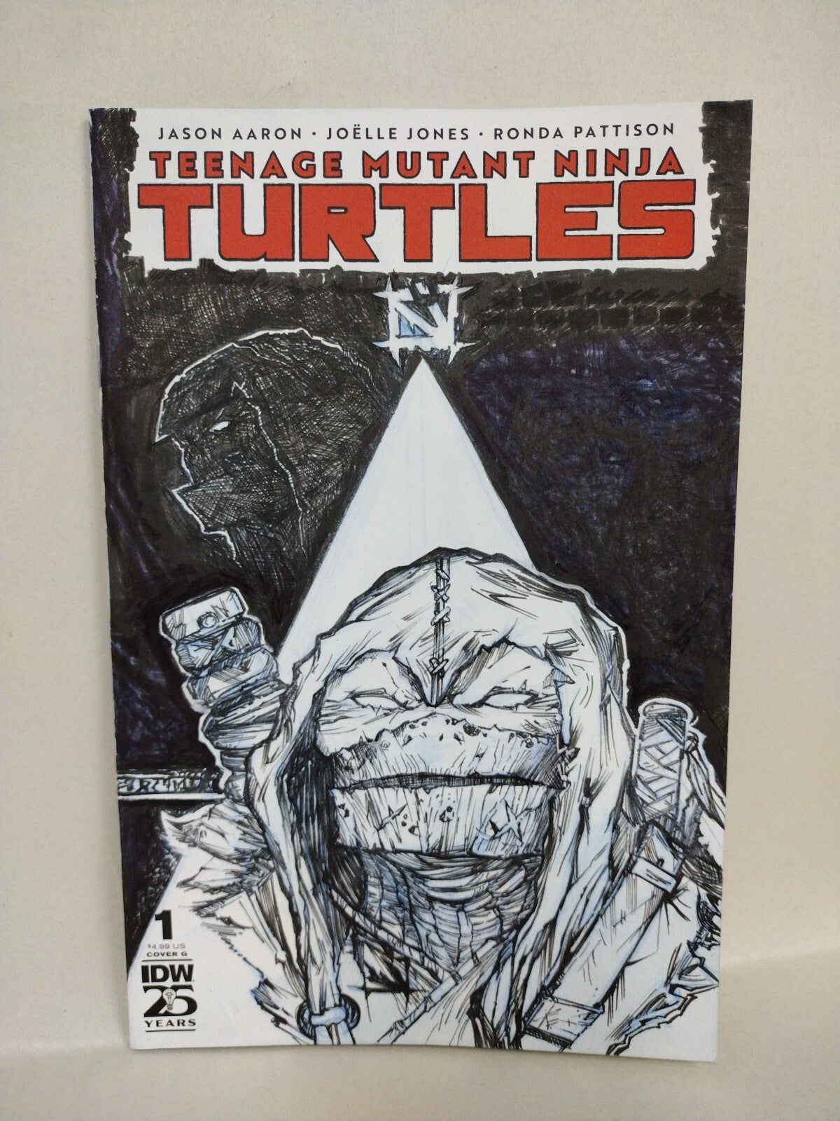 Teenage Mutant Ninja Turtles 1 (2024) IDW Sketch Cover Var W Original JAG Art