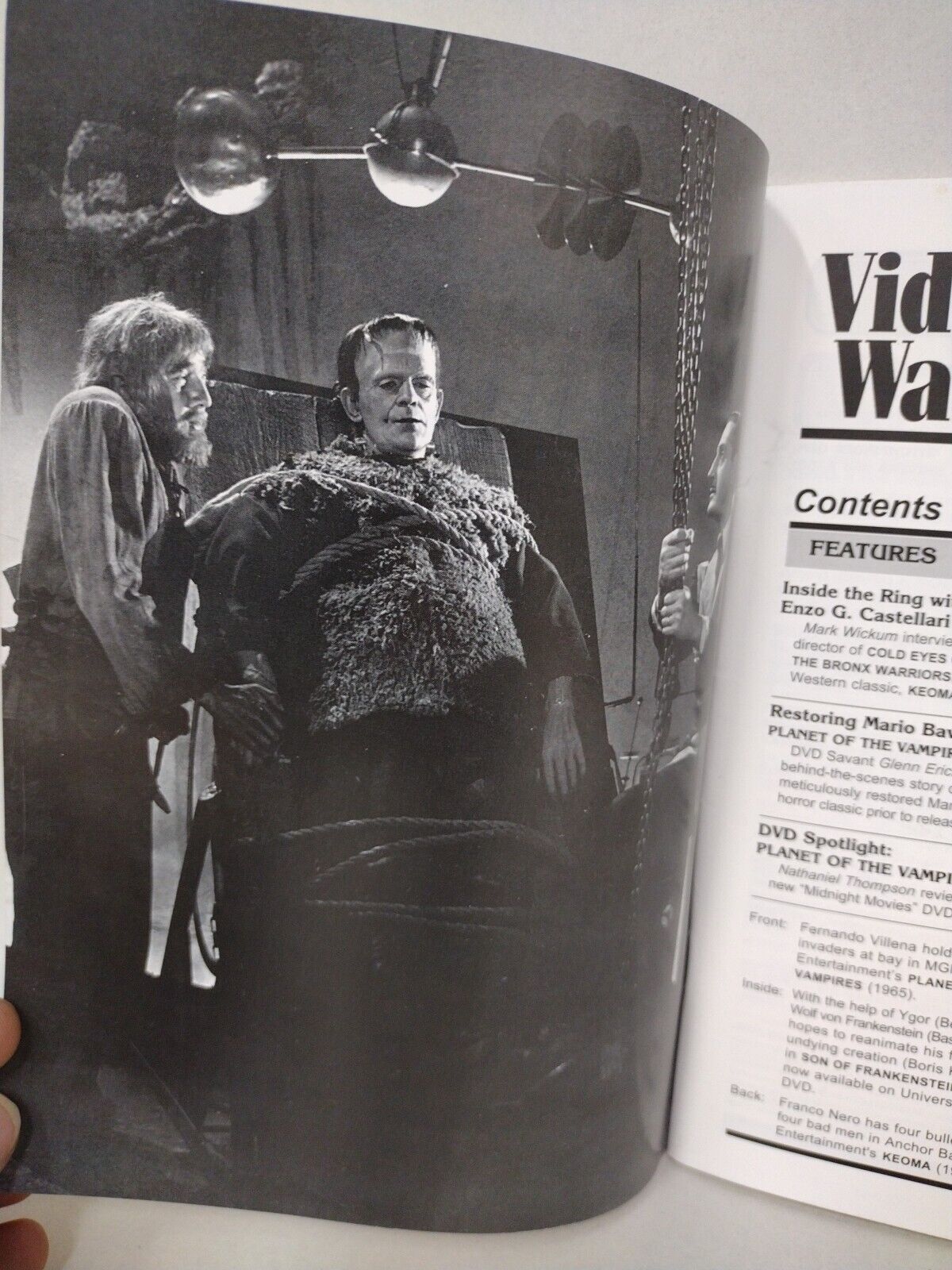 Video Watchdog Magazine (2001) #76 Planet Of The Vampires Mario Brava Coffin Joe