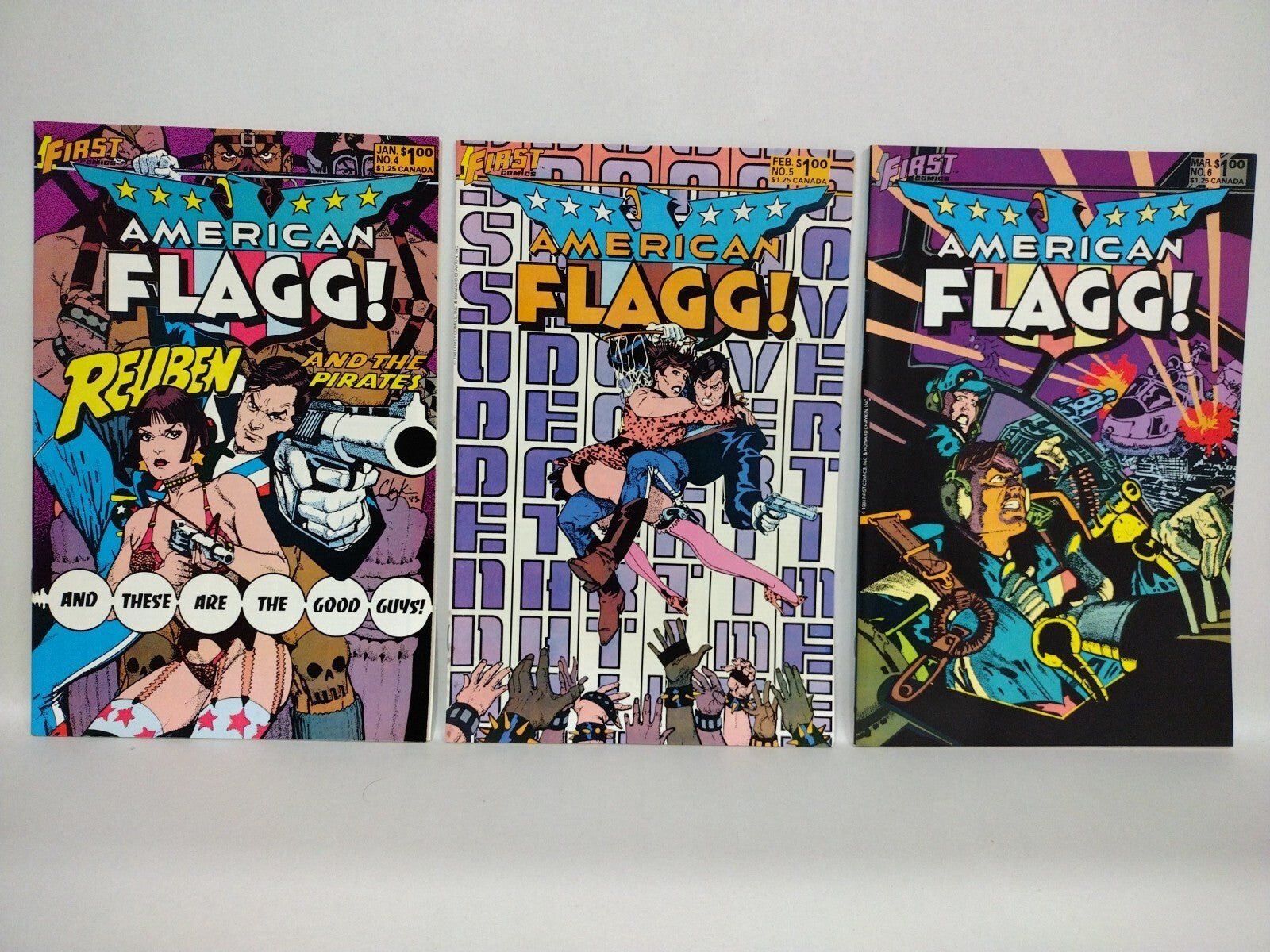 American Flagg (1983) First Comic Lot Set 1-6 8 9 11 14 15 19 23 25 39 41 46 48+