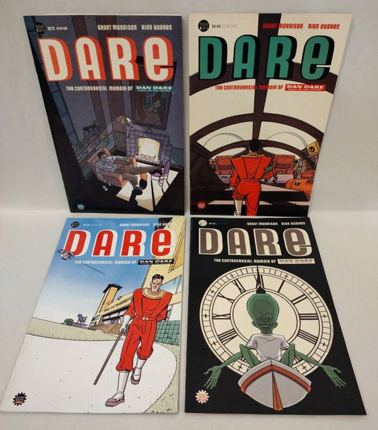 Dare (1992) Complete Monster Comics Series 1 2 3 4 Grant Morrison Dan Dare