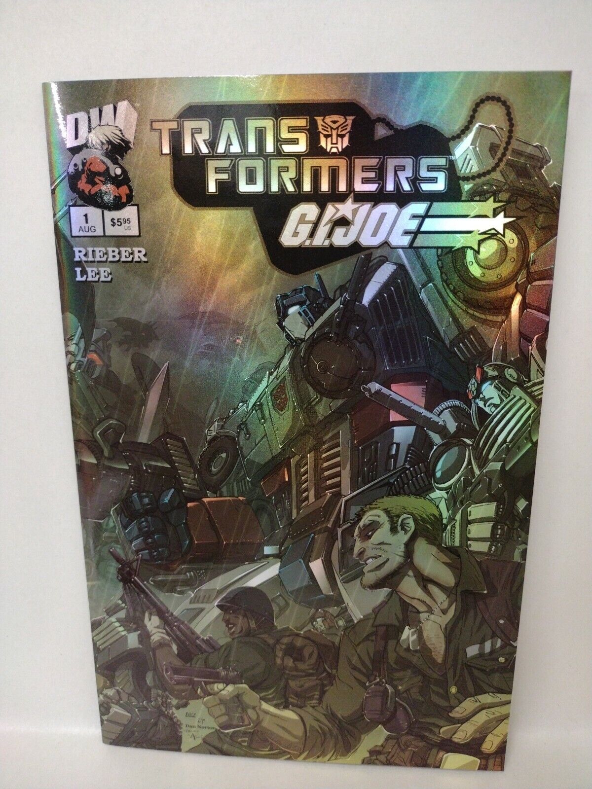 Transformers GI Joe (2003) Dreamwave Comic Lot Set #1 Jake Lee Variant Set  +2 4