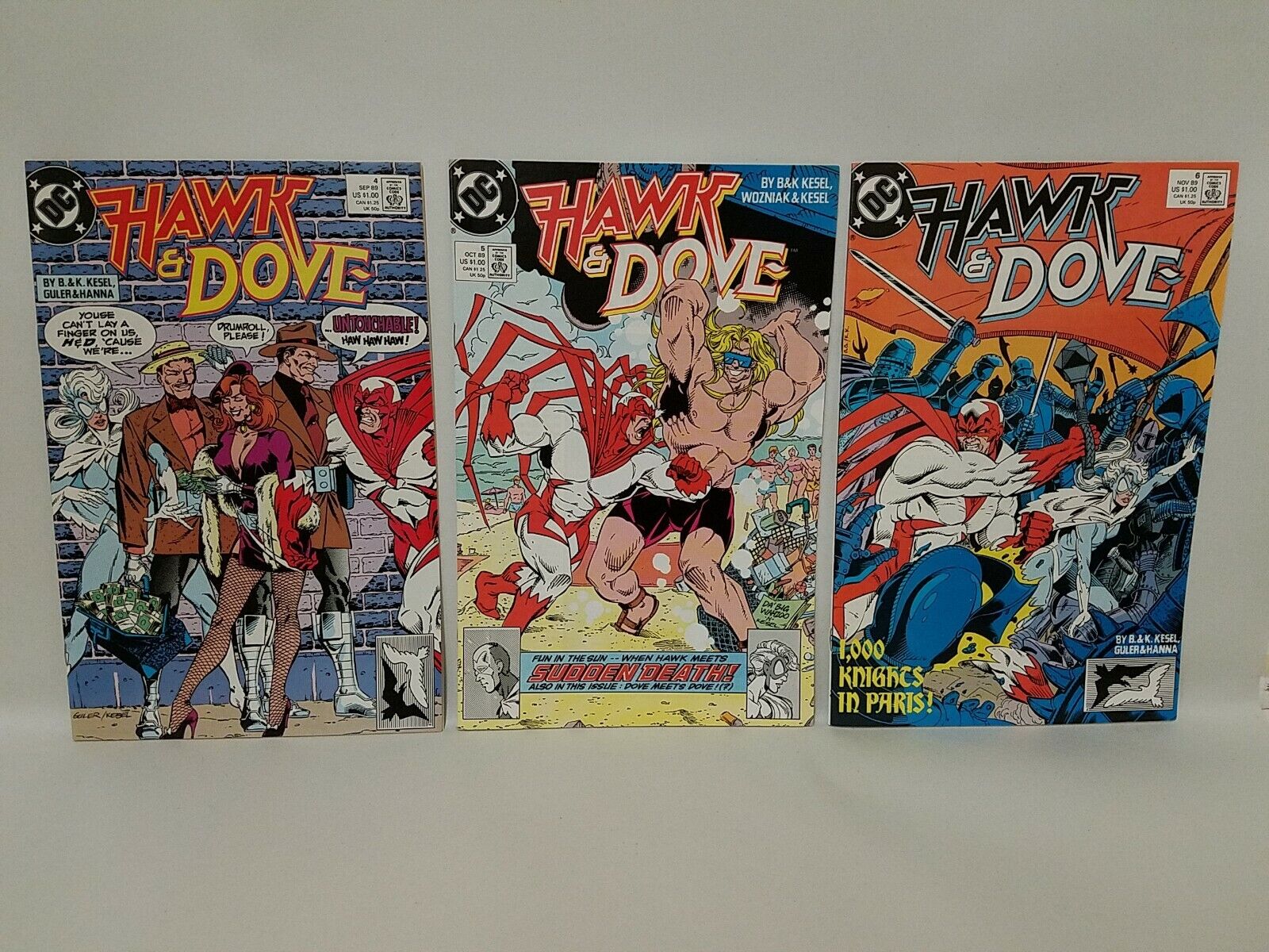 Hawk And Dove (1989) DC 1-12 Comic Lot Set #1 2 3 4 5 6 7 8 9 10 11 12