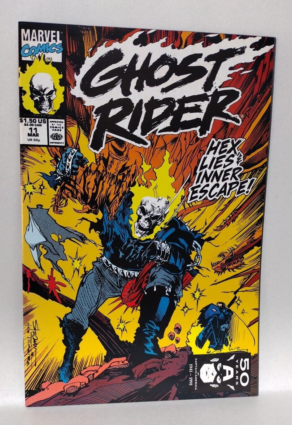 Ghost Rider (1990) Marvel Comic Set Lot 9 10 11 12 13 14 X-Men Dr Strange VF-NM