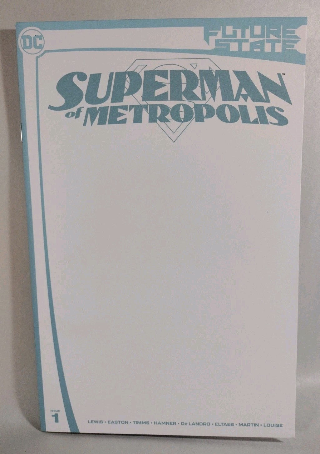 Superman Of Metropolis #1 (2021) DC Comic Blank Sketch Variant Cover New NM