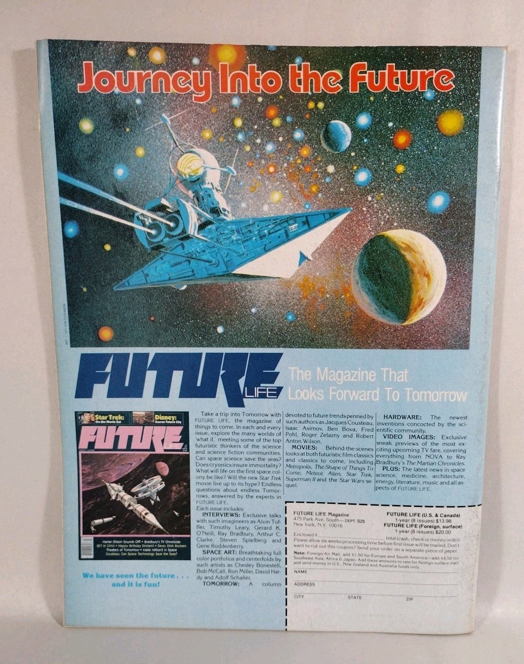 Starlog Magazine June 1979 #23 24 25 26 Complete Alien Movie Concept Conent