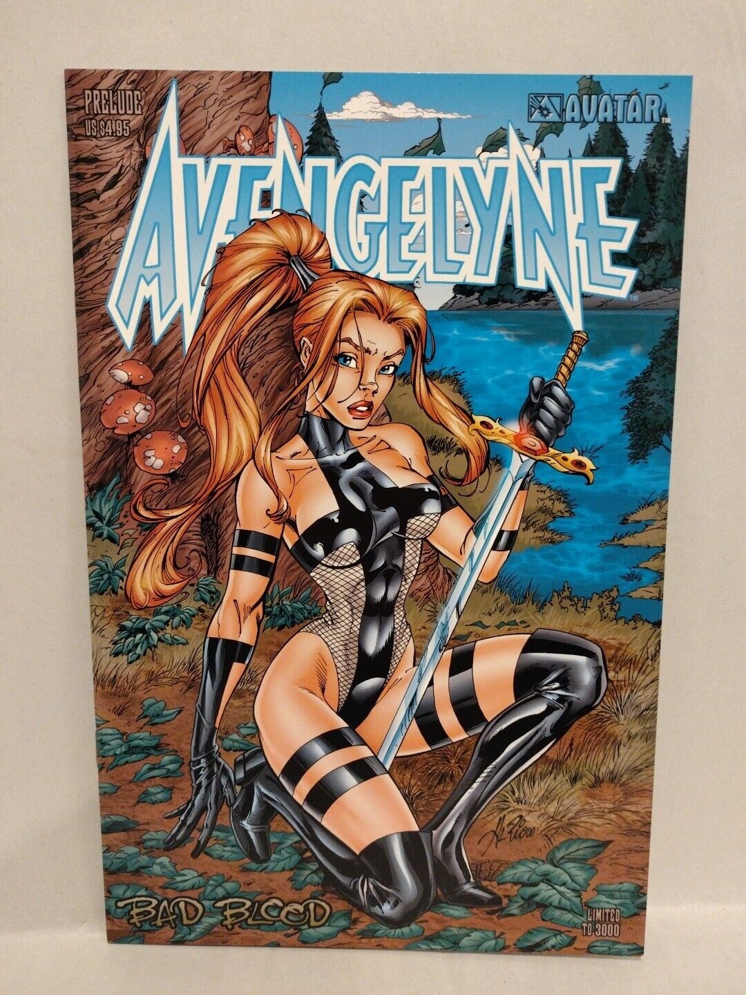 Avengelyne (2000) Bad Blood Prelude Avatar Press Variant Comic Set Al Rio NM